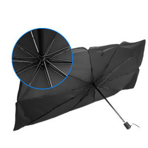 Telescopic Car Sunshade Umbrella with Heat Insulation