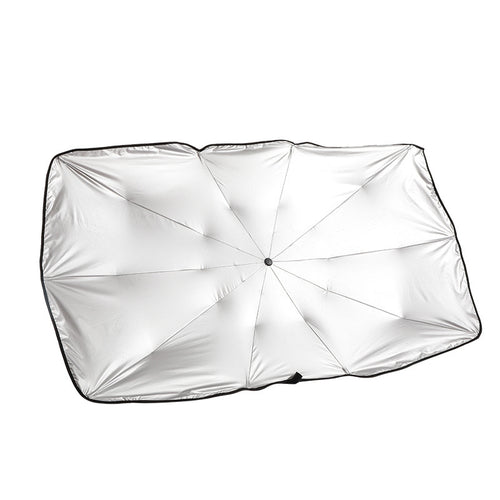 Telescopic Car Sunshade Umbrella with Heat Insulation